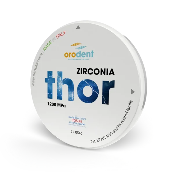 Zirconia Orodent Thor 1200 MPa (SIZE18)